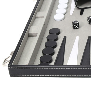Cho Trẻ Em Người Lớn Amazon Nóng Bán In Ấn Board Pu Da Backgammon Board Pieces Trò Chơi Thiết Lập - Product Image 4