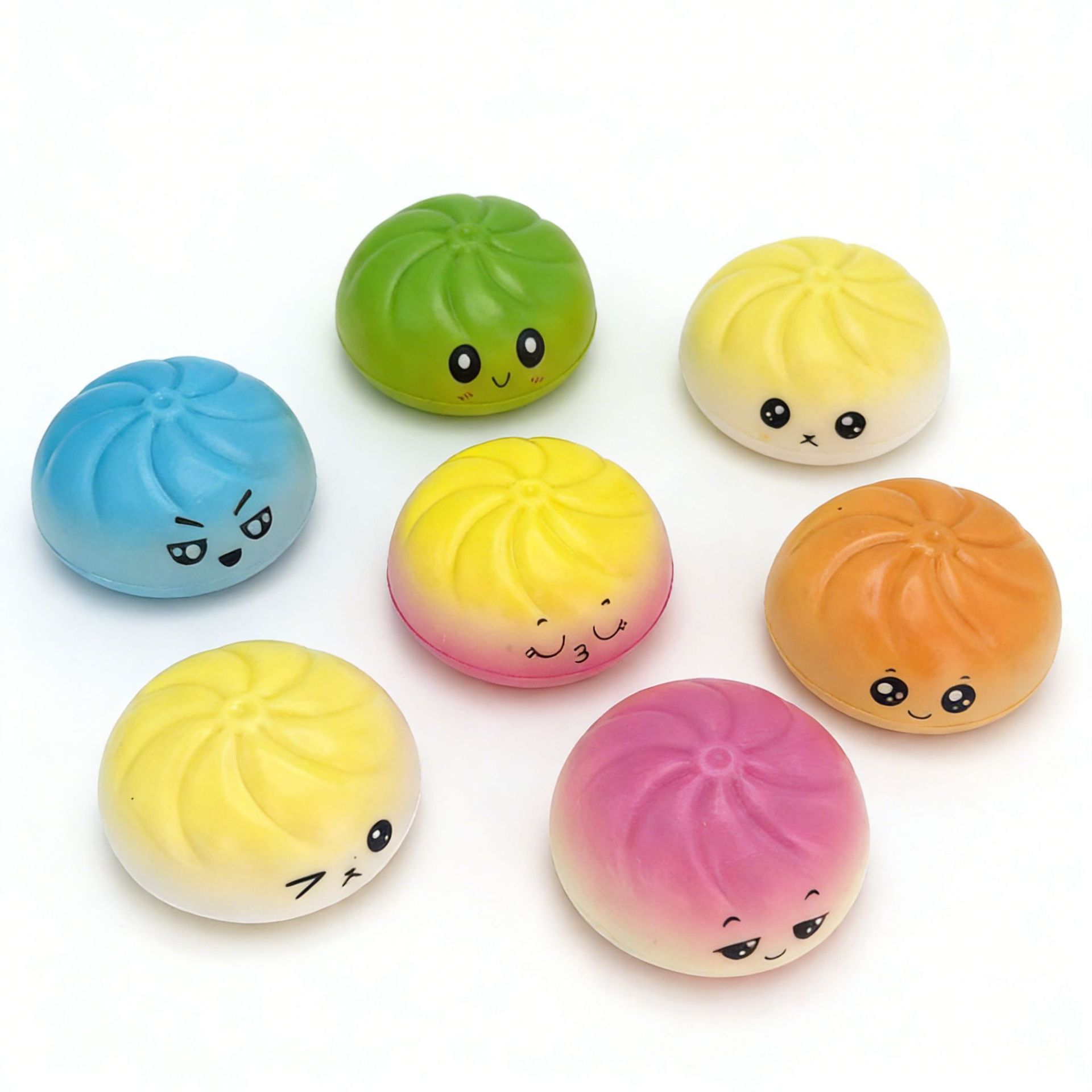 Gros chignon vapeur farci Pu, 9 cm