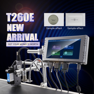 Imprimante à jet d'encre thermique infrarouge industrielle en ligne Machine de codage par lots de codes à barres 12.7mm Tij Imprimante d'étiquettes à expiration automatique - Product Image 6