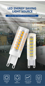หลอดไฟทรงข้าวโพด LED G9 G4หรี่แสงได้2W และ12W พร้อมเซ็นเซอร์ ROHS กระจก ac/dc และตัวเครื่องพีซีสำหรับ Warehouses3000k ไฟบ้าน - Product Image 6