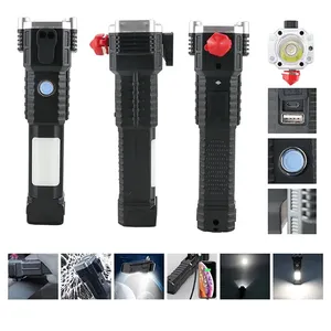 בויאיד USB נטענת COB אור קמפינג סופר בהירות סוללה מובנית אור לפיד פנס LED שימושי