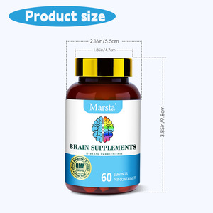 Premium Natural Brain Supplements Kapsel verbessert die kognitive Funktion Steigern Sie das Gedächtnis und den Fokus-geeignet für Erwachsene - Product Image 3