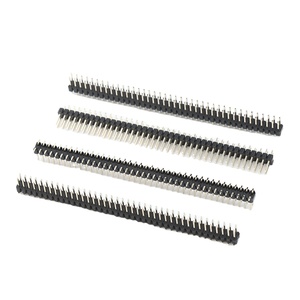 2.54mm 2-40p 40pin Male Pin <strong>Header</strong> Right Angle Male Dip Double Rows Pin <strong>Header</strong> 2.54 Pitch 254mm Smt Pin <strong>Header</strong> Connector - Product Image 1