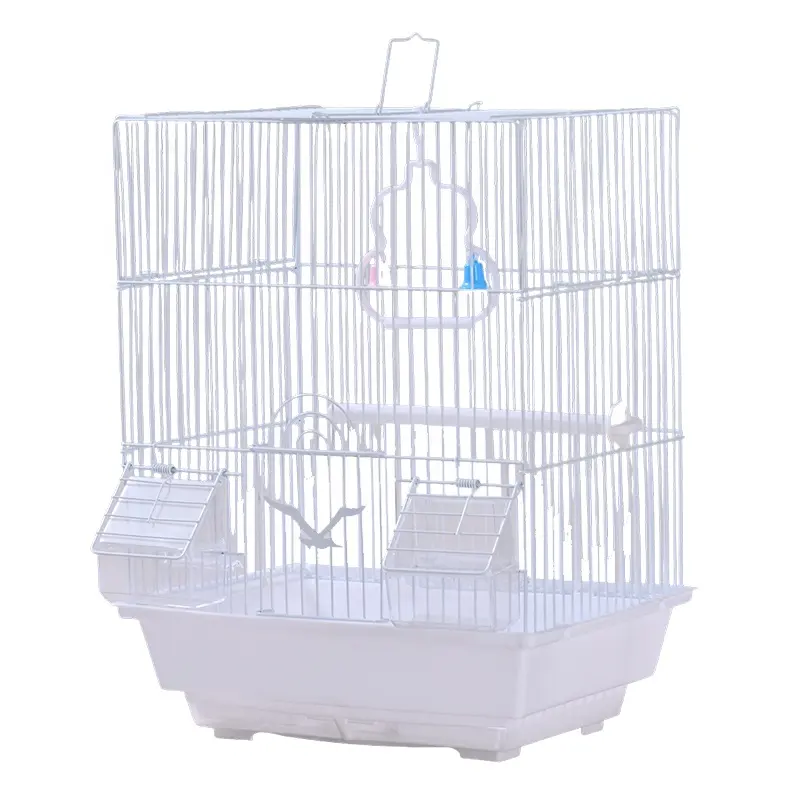 2024 New Arrival wholesale double stainless steel China grey parrot bird breeding cage with divider