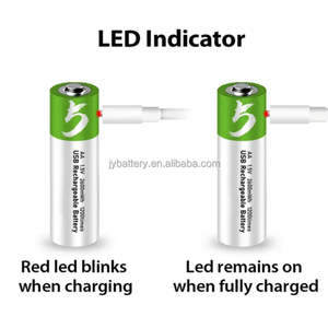 Hızlı şarj şarj edilebilir pil tip C USB 7507501.5 V AAA pil paketi AA lityum iyon piller - Product Image 2