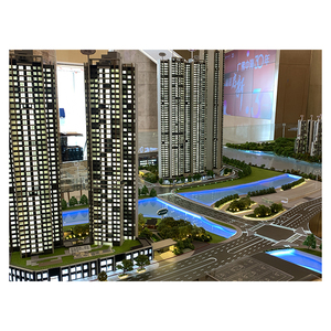 Diseño urbano estilo arquitectura casa modelo hermosa vista impresión 3D casa modelos de construcción - Product Image 2