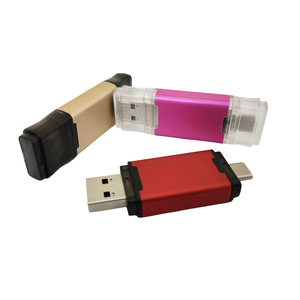 定制1tb 512gb 256G 2合1闪存驱动器，带USB类型C端口类型-C记忆棒usb-c记忆棒PSSD固态USB存储拇指驱动器
