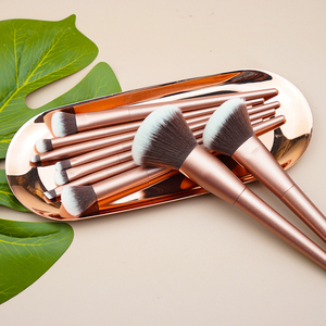 Chuyên Nghiệp Sang Trọng Tăng Vàng Trang Điểm Bàn Chải Tùy Chỉnh Chất Lượng Cao Tổng Hợp Tóc Bàn Chải Thiết Lập Cho Cơ Thể Mắt Trang Điểm - Product Image 3