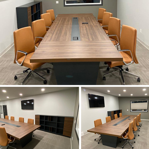 Latest Office <strong>Counter</strong> 10 Person <strong>Rectangular</strong> Conference <strong>Table</strong> Meeting Room <strong>Table</strong> - Product Image 2