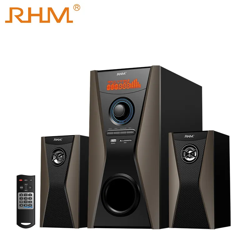 Altoparlante RHM RM-9112 Subwoofer 2.1 con altoparlante da gioco remoto USB FM BT 2.1