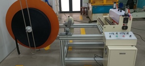 PLC Control <strong>Automatic</strong> PVC Hole Drilling Hook and Loop Cutting <strong>Punching</strong> <strong>Machine</strong>