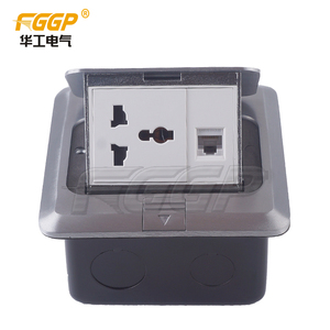 Universal montado en el piso Pop poder hembra caja con datos/piso cuadrado hembra universal/piso/salida computadora hembra - Product Image 3