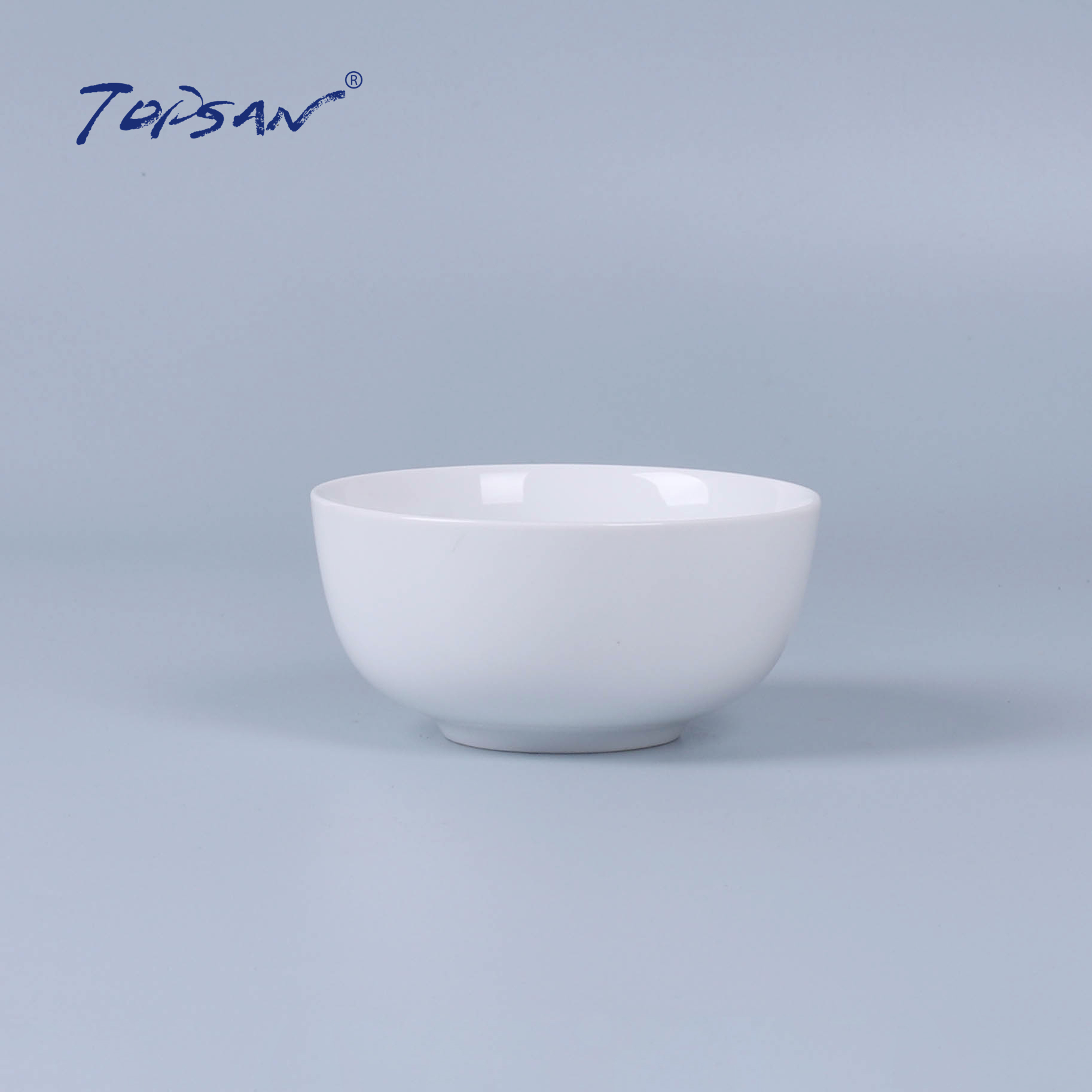 porcelain 5.5" round bowl white