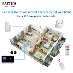 Daytech Tuya-Sistema de seguridad inteligente para el hogar, wifi, con mando a distancia inalámbrico, red GSM, sensor de alarma para puerta y ventana - Product Image 5