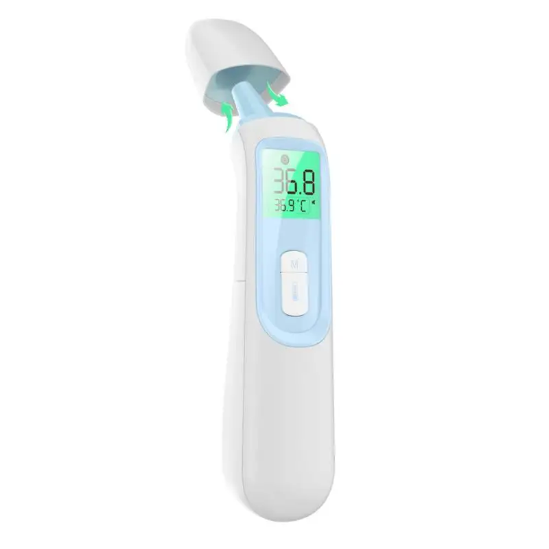 Termómetro Digital infrarrojo para la temperatura corporal, medidor de temperatura corporal sin contacto para la frente, oreja, fiebre