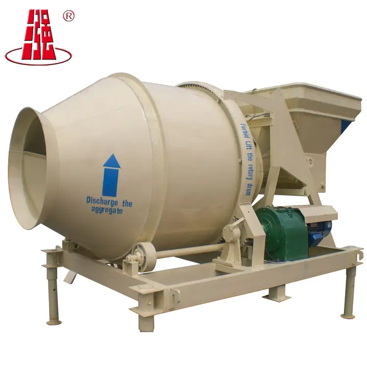 Pneumatic or Manual Mobile Portable Concrete Mixer China Mobile Cement Pan Mixing Concrete Mixer Machine Direct Selling