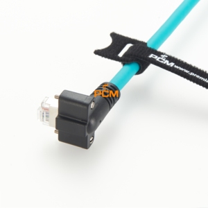 Câble Ethernet industriel Cat6a RJ45 prise droite à angle droit vertical, cordon de raccordement réseau blindé à haute flexibilité 2/5m - Product Image 2