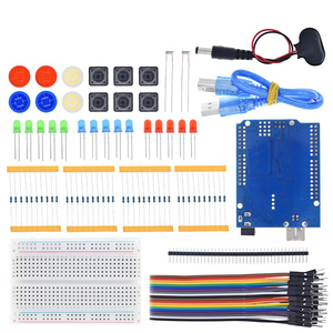 TZT ערכת המתחילים <span class=keywords><strong>UNO</strong></span> R3 מיני טיפוס LED כפתור חוט מגשר ל<span class=keywords><strong>arduino</strong></span> Diy ערכת בית ספר חינוך מעבדה