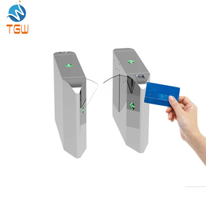 Metro Station Flap Barrier Gate Automatic Wing Turnstile Access Control System - Product Image 2