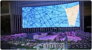 FUTURE 300 Inch <strong>Curved</strong> <strong>Fixed</strong> <strong>Frame</strong> Projector <strong>Screen</strong> 180 Degree Large Visual Angle <strong>Curved</strong> Aluminium <strong>Frame</strong> Projection <strong>Screen</strong> - Product Image 3