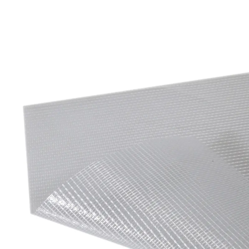 PVC laminated polyester mesh transparent fabric tarpaulin sheets