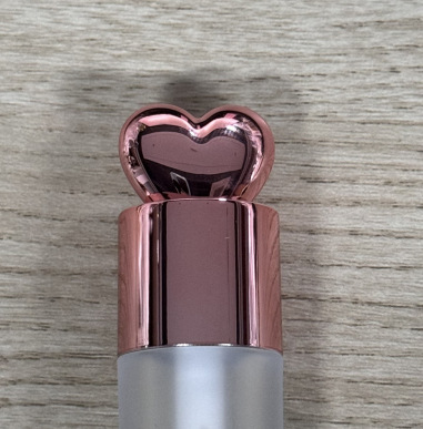 Pincel gota de agua de 6 ml - Cabezal de amor con recubrimiento electrochapado en polvo - ABS esmerilado.