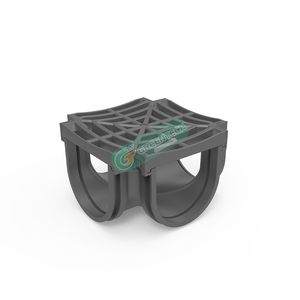 定制高硬度HDPE排水通道四通接头，多连接 - Product Image 2