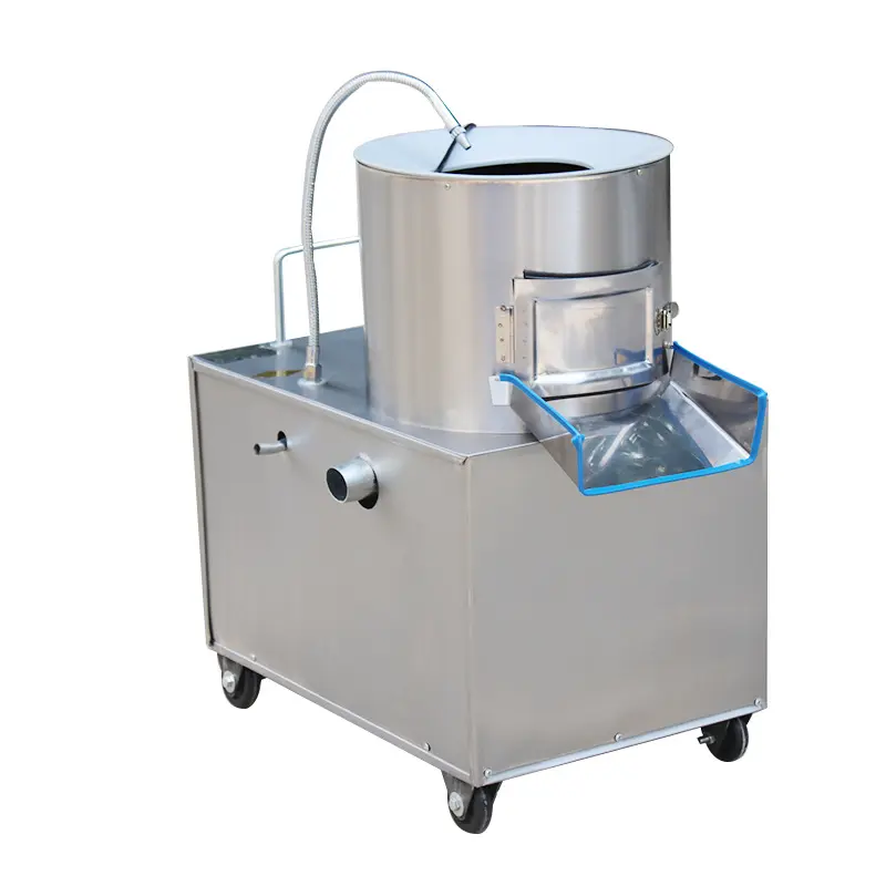 Top Quality Food & Beverage Shops Laranja Descascador Automático Cenoura Lavagem Alho Peeling Machine Linha de Produção