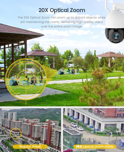 กล้องวงจรปิดอัจฉริยะ P2p แบบระยะไกล,กล้อง Cctv ตรวจจับความเคลื่อนไหวแจ้งเตือนผลักดันการซูม Tuya 20x กล้อง Ptz WIFI 5MP สำหรับกลางแจ้ง - Product Image 4