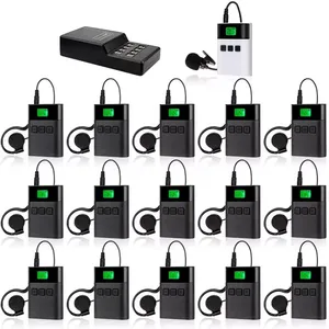 Walkie Talkie Wireless Tour Guide <strong>System</strong> Long Distance Multi-scene Application Tour Guide Headset Communication <strong>Intercom</strong> <strong>Radio</strong> - Product Image 1
