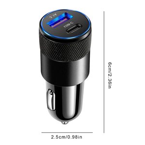 38W USB Car <strong>Charger</strong> 15W 3.1A Type C Fast Charging Adapter for iPhone Mobile Phone Portable <strong>Charger</strong> with OTP Protection - Product Image 2