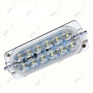12V enjeksiyon LED modülü 12leds DC12V su geçirmez IP67 beyaz kırmızı yeşil mavi RGB Mini Smd kalıp modülü için işareti reklam - Product Image 3