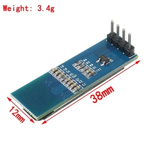 0,91 Zoll OLED-Modul 0,91 "weiß/blau OLED 128 X32 OLED LCD LED SSD1306 Anzeige modul 0,91" IIC Comm unicate für Arduino
