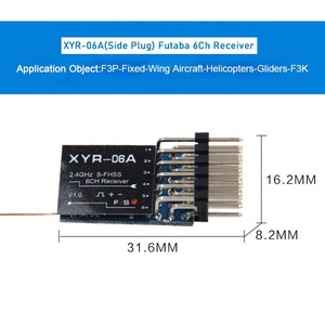 F3Pモデル飛行機用FassTRcレシーバーS-FHSS 2.4GミニXYR-04 06A - Product Image 4