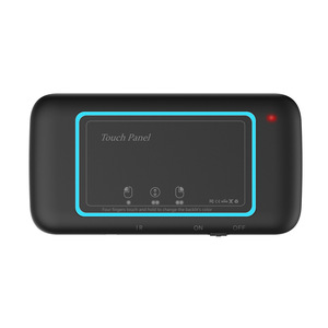 Venta al por mayor USB 2,0 Puerto 2,4 GHz inalámbrico 10 metros distancia de funcionamiento touchpad H20 Mini teclado con batería recargable de fábrica - Product Image 5