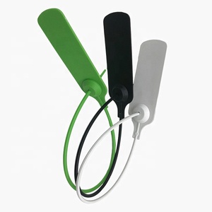 Alta calidad personalizado desechable antirrobo numerado Tamper Hangtag String Lock Cable etiquetas con logotipo de impresión - Product Image 2