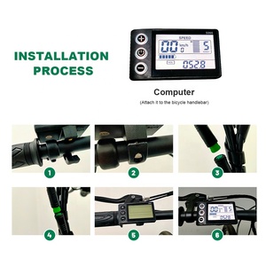 Mini Pantalla de medidor LCD para E-Bike 24V 36V 48V KT controlador Kit de conversión de bicicleta eléctrica pantalla LCD compatible electrónica inteligente - Product Image 4