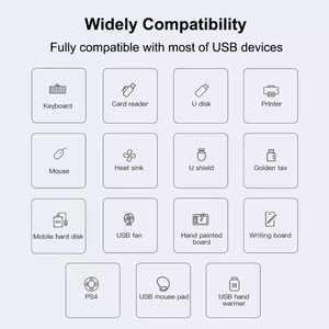 Hub multipuerto USB 3,0 4 en 1, convertidor multifunción, divisor, USB c, adaptador OTG para ordenador portátil y teléfono - Product Image 6