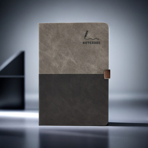 Cuaderno personalizable A5 Business con hebilla, PU, costura, bloque de color, diario, estilo impreso con logotipo corporativo - Product Image 5