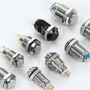 8mm 10mmミニメタルスイッチライトセルフロック瞬間グリーンミニマイクロプッシュボタンスイッチ3V 6V 12V 24V 220V - Product Image 5