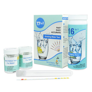Sıcak satış su kalitesi hidrojen sülfür, ücretsiz klor, nitrat, sodyum klorür test şeridi bakteri testi ile 16 parametreleri - Product Image 4