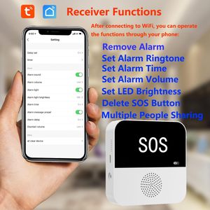 ANGUS WiFi Smart SOS Call Host <strong>System</strong> SOS <strong>Alarm</strong> <strong>System</strong> Elderly Caregiver Pager <strong>Multi</strong> <strong>Function</strong> Wireless Call Home Security <strong>Alarm</strong> - Product Image 2
