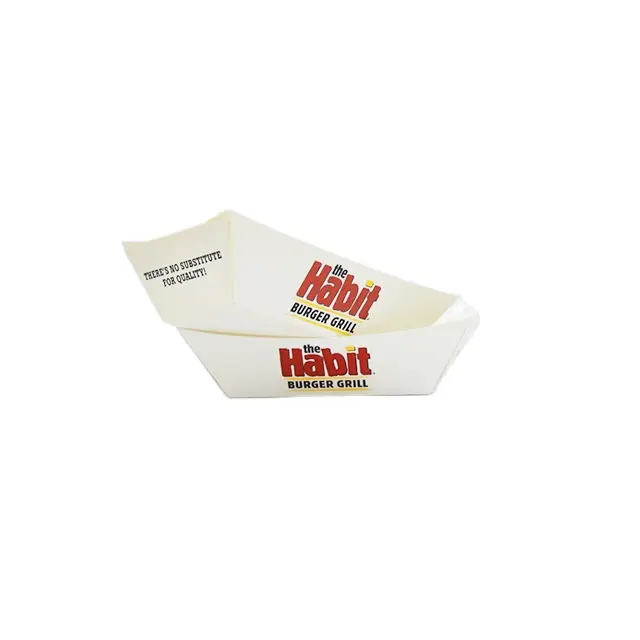 Penjualan langsung pabrik Vietnam kotak kartu #1 Putih satu kali dapat disesuaikan logo komersial makanan ringan Ayam Goreng kotak kemasan
