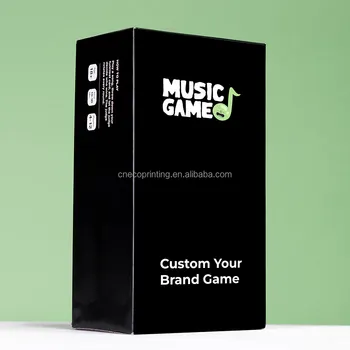 Produttore stampa personalizzata Ultimate musica Trivia Party Card gioco di carte per adulti divertenti notte