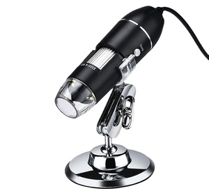 Microscopio Digital USB 50X a 1600X 8 Cámara de microscopio LED con soporte de metal Microscopio de teléfono Digital USB de mano - Product Image 1