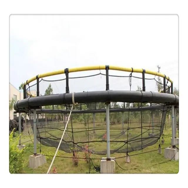 UV protected china aquaculture tilapia fish farming cages 25 meters