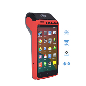 <strong>Android</strong> 7.0 All in One Handheld Wireless Nfc Mobile <strong>Qr</strong> <strong>Code</strong> Smart Pos Terminal with 58mm Printer Z100 - Product Image 1