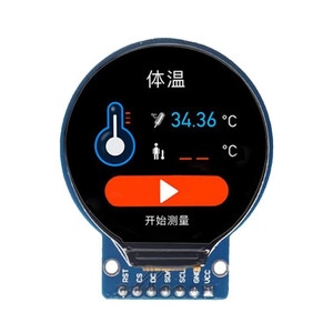 TFT ekran 1.28 inç TFT LCD ekran modülü yuvarlak RGB 240*240 GC9A01 sürücü 4 telli SPI arayüzü 240x240 PCB Arduino için