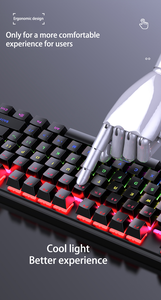 Holy Sword K810 teclado ordenador de escritorio juego de Trabajo Portátil ochenta y siete teclas Usb 3,0 Teclado mecánico con cable para Notebook - Product Image 6