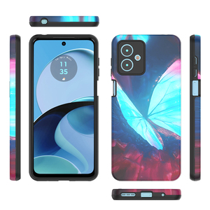 Motorola Moto Motorola için özel UV baskı desen cep telefonu kılıfları damla geçirmez 2 1 combo telefon kapak - Product Image 6
